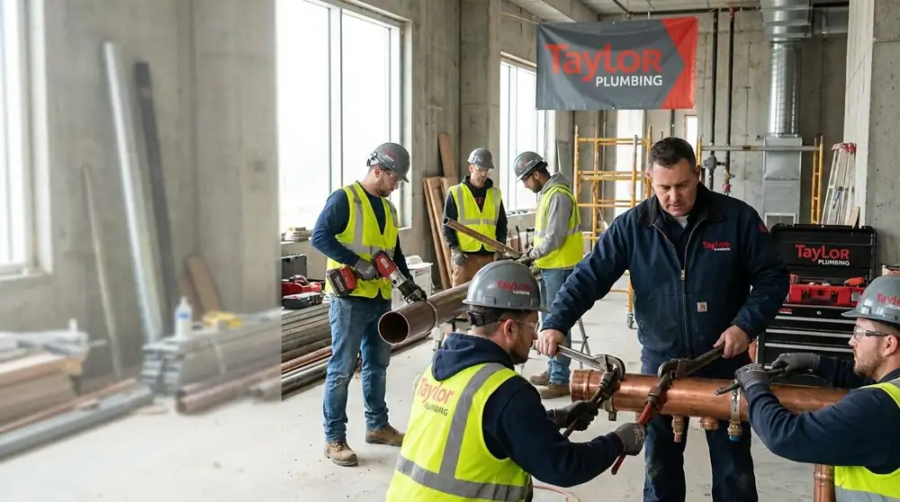 New Plymouth plumber at work